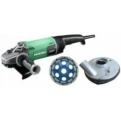 HiKOKI Winkelschleifer, Betonabsaughaube, Diatopf 180 Mm, 2600W, Anlaufstrombegrenzung - G23UDY2ASHT