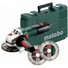 METABO® Winkelschleifer W 9-125 Quick Set + 2 Diamantrennscheiben Im Koffer