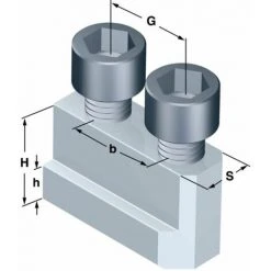 SCHUNK Nutensteine Nutbreite 12 Mm Spitzverzahn.