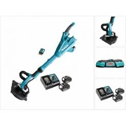 Makita DSL 800 RGU Akku Langhalsschleifer 225mm 18V Brushless + 2x Akku 6,0Ah + Ladegerät + Tasche -Winkelschleifer Verkaufe 19359227 3