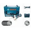 Bosch GWS 18-125 V-LI Akku Winkelschleifer 18V 125mm + 25x AS 60 T INOX BF Trennscheibe + L-Boxx
