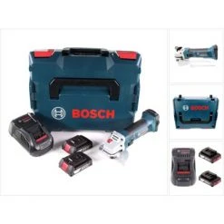 Bosch GWS 18-125 V-LI Akku Winkelschleifer 18V 125mm + 2x Akku 2,0Ah + Ladegerät + L-Boxx -Winkelschleifer Verkaufe 19365524 3