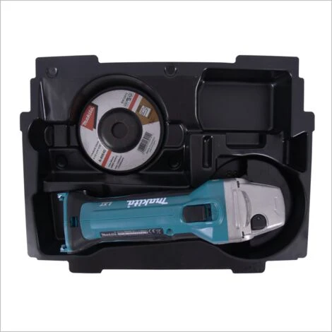 Makita DGA 452 ZE Akku Winkelschleifer 18V 115mm Solo + 1x Passende Einlage Für Makpac ( 837632-8 ) - Ohne Akku, Ohne Ladegerät 2 Makita DGA 452 ZE Akku Winkelschleifer 18V 115mm Solo + 1x Passende Einlage Für Makpac ( 837632-8 ) - Ohne Akku, Ohne Ladegerät – Bild 2