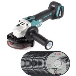 Makita DGA 504 Z Akku Winkelschleifer 18V 125mm Brushless Solo + 25x Schruppscheibe - Ohne Akku, Ohne Ladegerät -Winkelschleifer Verkaufe 19378414 5