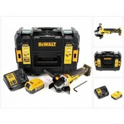 DeWalt DCG 405 P1 Akku Winkelschleifer 18V 125mm Brushless + 1x Akku 5,0Ah + Ladegerät + TSTAK