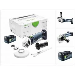Festool AGC 18-125 Akku Winkelschleifer 18V 125mm Brushless ( 575343 ) + 1x Akku 5,2Ah + Systainer - Ohne Ladegerät -Winkelschleifer Verkaufe 19497989 4