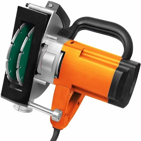 Boudech 1700W Wandschienen-Nutenfräsmaschine Mit Laserführung, 2 Diamantscheiben Und Staubsaugeradapter - Nutfräsmaschine Für Mauerwerk Und Gipskartonplatten Mit 3MT-Kabel 3 Boudech 1700W Wandschienen-Nutenfräsmaschine Mit Laserführung, 2 Diamantscheiben Und Staubsaugeradapter - Nutfräsmaschine Für Mauerwerk Und Gipskartonplatten Mit 3MT-Kabel – Bild 3