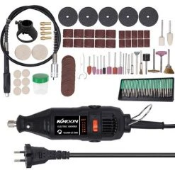 ASUPERMALL Kkmoon 180W Hand Elektrische Schleifwerkzeugsatz Tragbare Mini-Rotary Drill Grinder Versatile Schneiden Polieren Schleifmaschine Bits Gravieren Tools Kit Mit Zubehor Diy-Kits