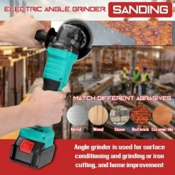 ASUPERMALL 125 Mm 18V Tragbare Multifunktionale Scharfwerkzeuge Elektrischen Winkelschleifers 11000Rpm Hochgeschwindigkeitsdrehung Fur Holz Eisen Schneid -Winkelschleifer Verkaufe 26037420 4