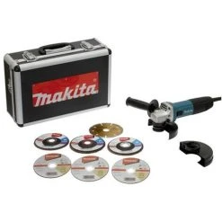 MAKITA Ø125 Mm 720W Schleifmaschine + 7 Scheiben, Koffer - GA5030RSP6