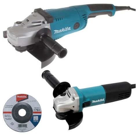 2er-Set MAKITA-Maschinen - Schleifer Ø 125 Mm 840 W + Schleifer Ø 230 Mm 2200 W - Im Koffer - DK0053G 1 2er-Set MAKITA-Maschinen - Schleifer Ø 125 Mm 840 W + Schleifer Ø 230 Mm 2200 W - Im Koffer - DK0053G