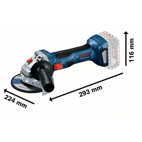 BOSCH 18V Ø 125mm Akku-Winkelschleifer GWS 18V-7 | OhneAkku Ohne Ladegerät Im Karton 2 BOSCH 18V Ø 125mm Akku-Winkelschleifer GWS 18V-7 | OhneAkku Ohne Ladegerät Im Karton – Bild 2