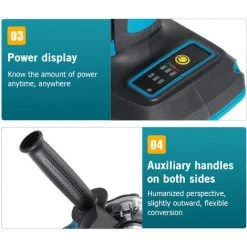 INSMA Winkelschleifer 125mm Akku Trennschleifer Schleifmaschine (Ohne Akku) -Winkelschleifer Verkaufe 28163964 4