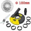 FANZTOOL Diamantschleiftopf 180 Mm + Absaughaube Für Winkelschleifer Betonschleifer (mit 1x 180mm Topf)