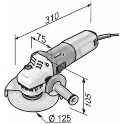FLEX Ø 125mm Winkelschleifer LE 15-11 125 230/CEE | 1.500 Watt -Winkelschleifer Verkaufe 28439815 4