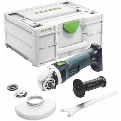 Festool AGC 18-125 EB-Basic Akku Winkelschleifer 18 V 125 Mm Brushless ( 576825 ) + Systainer - Ohne Akku, Ohne Ladegerät ( Nachfolger Von 575343 )