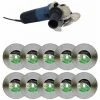 ADT DIAMANTWERKZEUGE 10x Diamanttrennscheibe FSZ Premium Ø 125 Mm Inkl. Winkelschleifer