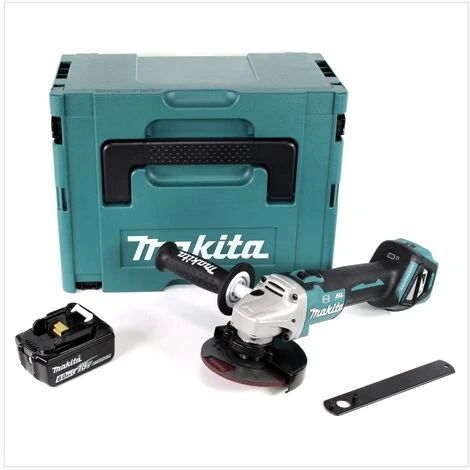 Makita DGA 513 G1J Akku Winkelschleifer 18V 125mm Brushless + 1x Akku 6,0Ah + Makpac - Ohne Ladegerät 2 Makita DGA 513 G1J Akku Winkelschleifer 18V 125mm Brushless + 1x Akku 6,0Ah + Makpac - Ohne Ladegerät – Bild 2