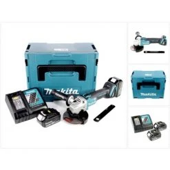 Makita DGA 506 RFJ Akku Winkelschleifer 18 V 125 Mm Brushless + 2x Akku 3,0 Ah + Ladegerät + Makpac -Winkelschleifer Verkaufe 32424361 3