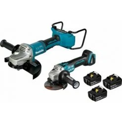 Makita DLX2245PT1 Akku-Winkelschleifer-Set