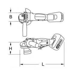 KSTOOLS® KS TOOLS Akku-Winkelschleifer 7000 U/min Ohne Akku Und Ladegerät -Winkelschleifer Verkaufe 32957457 4