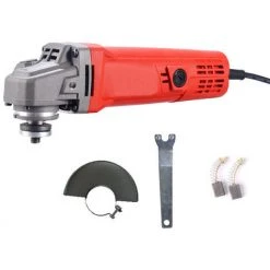 HAPPYSHOPPING 100mm 710W Multifunktionaler Haushalts-Winkelschleifer, Schleifer, Handschleifer, Polier-, Schleif- Und Trennmaschine, Elektrowerkzeug 220V EU