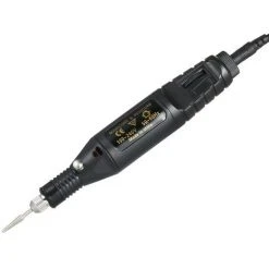 HAPPYSHOPPING 14 Stücke 100 V-240 V Mini Elektrische Grinder Bohrer Variable Geschwindigkeit Rotary Gravur Stift Schnitzen Werkzeug Set Zum Fräsen Polieren,Schwarz 241 - Schwarz 241