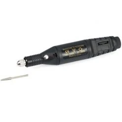 HAPPYSHOPPING 14 Stücke 100 V-240 V Mini Elektrische Grinder Bohrer Variable Geschwindigkeit Rotary Gravur Stift Schnitzen Werkzeug Set Zum Fräsen Polieren,Schwarz 241 - Schwarz 241 -Winkelschleifer Verkaufe 34645189 4