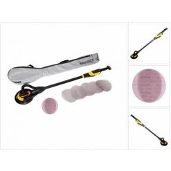 MIRKA ABRASIFS Mirka LEROS 950 CV Wand- Und Deckenschleifer 350 W 5,0 Mm Hub 225 Mm + Tragetasche + 30x Schleifscheiben