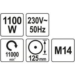 Winkelschleifer 1100 W YATO -Winkelschleifer Verkaufe 36783034 3