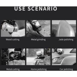 HAPPYSHOPPING Lithium Elektrischer Bürstenloser Wiederaufladbarer Winkelschleifer Elektrischer Winkelschleifer Haushaltspoliermaschine Winkelschleifer Multifunktionale Schleif- Und Schneidemaschine,Winkelschleifer Set Mit EU-Stecker -Winkelschleifer Verkaufe 37038094 3