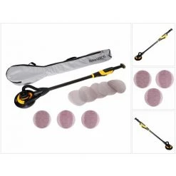 MIRKA ABRASIFS Mirka LEROS 950 CV Wand- Und Deckenschleifer 350 W 5,0 Mm Hub 225 Mm + Tragetasche + 80x Schleifscheiben -Winkelschleifer Verkaufe 37104683 5