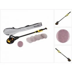 MIRKA ABRASIFS Mirka LEROS 950 CV Wand- Und Deckenschleifer 350 W 5,0 Mm Hub 225 Mm + Tragetasche + 30x Schleifscheiben