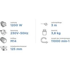 Graphite Winkelschleifer 1200 W 125 Mm -Winkelschleifer Verkaufe 37349613 5