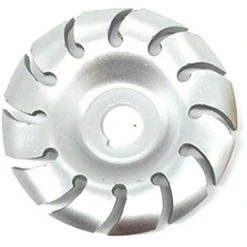 HAPPYSHOPPING 65 MM 12 Gänge Holzbearbeitung Teetablett Wurzelschnitzerei Kohlenstoffstahl Schnelles Polieren Greaving Teetablett Klinge,Silber