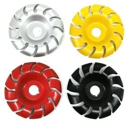 HAPPYSHOPPING 65 MM 12 Gänge Holzbearbeitung Teetablett Wurzelschnitzerei Kohlenstoffstahl Schnelles Polieren Greaving Teetablett Klinge,Silber -Winkelschleifer Verkaufe 37407899 5