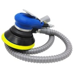 HAPPYSHOPPING Vakuum-Luftschleifer Pneumatischer Schleifer Selbst-Vakuum-Handfläche Schwingschleifer Schleifer Polierer Schleifmaschine Werkzeug 5'',5 Zoll