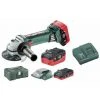 METABO® 18-Volt-Akku-Winkelschleifer Metabo W 18 LTX 125 Quick Exklusiv-Set