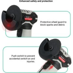 ASUPERMALL Akku-Mini-Winkelschleifer 12V Elektroschleifer 3-Zoll-Schleifschleifer Vielseitiger Scheibenpolierer 19500 U/min Scheibenschleifer Mit Scheibenschutz, EU-Stecker -Winkelschleifer Verkaufe 38897402 3