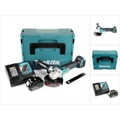 Makita DGA 504 RT1J Akku Winkelschleifer 18V 125mm Brushless + 1x Akku 5,0Ah + Ladegerät + Makpac -Winkelschleifer Verkaufe 39322995 5