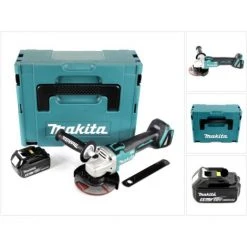 Makita DGA 504 T1J Akku Winkelschleifer 18V 125mm Brushless + 1x Akku 5,0Ah + Makpac - Ohne Ladegerät -Winkelschleifer Verkaufe 39323014 5