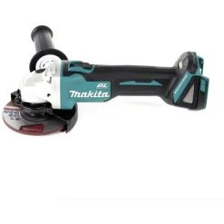 Makita DGA 504 RTJ Akku Winkelschleifer 18V 125mm Brushless + 2x Akku 5,0Ah + Ladegerät + Makpac
