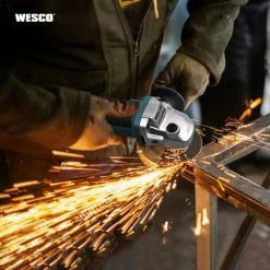 WESCOTOOLS Akku Winkelschleifer, WESCO 18V 4.0Ah Winkelschleifer, Leerlaufdrehzahl: 8800 Min-1, Scheiben-Ø: 115 Mm Mit Zusatzgriff Und 3 Stück Scheiben WS2941.1 8 WESCOTOOLS Akku Winkelschleifer, WESCO 18V 4.0Ah Winkelschleifer, Leerlaufdrehzahl: 8800 Min-1, Scheiben-Ø: 115 Mm Mit Zusatzgriff Und 3 Stück Scheiben WS2941.1 -Winkelschleifer Verkaufe 39582416 4