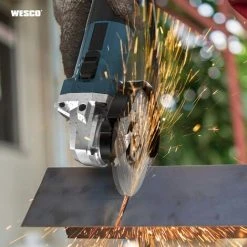 Winkelschleifer, WESCO 750W Professional Trennschleifer Mit 3x Scheiben-Ø: 115 Mm Für Schleifen, 11000min-1 Mit Zusatzhandgriff Und Schutzhaube, Ideal Zum Schleifen Und Schneiden/WS4751.2 -Winkelschleifer Verkaufe 39582505 5