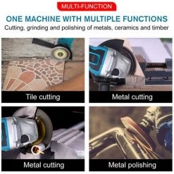 MANTA 800W Akku Trennschleifer Winkelschleifer 125mm Scheibe Für Makita Batterie 18V -Winkelschleifer Verkaufe 40357931 5