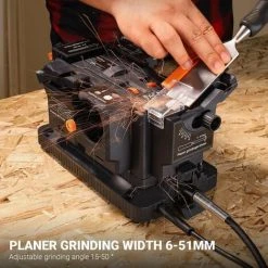 TACKLIFE Multifunktions-Tischschleifer, 200W / 1,67A Spitzer Mit Flexibler Welle, 6 Variable Geschwindigkeiten, Elektrisches Schleifwerkzeug Für Bohrer, Messer, Meißel, Meißel Und Äxte, Drehwerkzeug, DIY MBG01A -Winkelschleifer Verkaufe 40459744 3