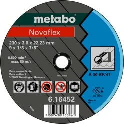 Metabo Novoflex 180x3,0x22,2 Stahl, 616457000