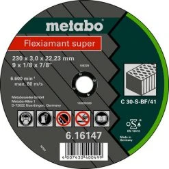 METABO® Metabo Flexiamant Super 230x3,0x22,2 Stein, 616303000