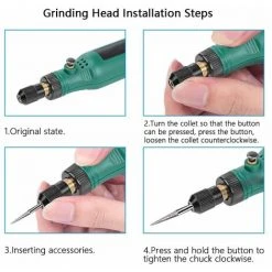 ILOVEMILAN 3,6 V / 3,7 V Akku-Bohrmaschine Wiederaufladbarer Multifunktions-Elektroschleifer -Winkelschleifer Verkaufe 43563564 5