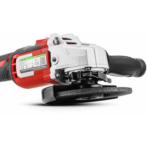 20V-Akku-Winkelschleifer Mit 115-125mm Scheibe, 7500 U/min, 2.0Ah Lithium-Akku Und Schnellladegerät – Greencut AMG200L 2 20V-Akku-Winkelschleifer Mit 115-125mm Scheibe, 7500 U/min, 2.0Ah Lithium-Akku Und Schnellladegerät – Greencut AMG200L – Bild 2